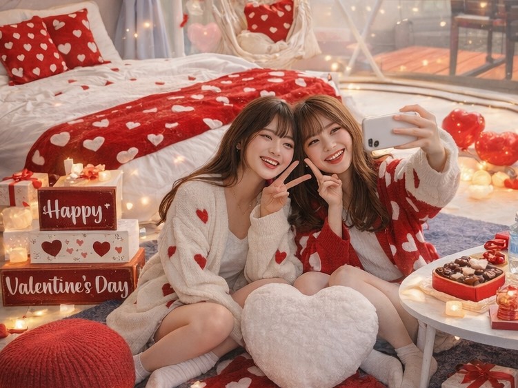 バレンタイン デコレーションルームプラン登場🍫